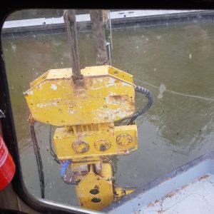 Houten palen vervangen voor staal